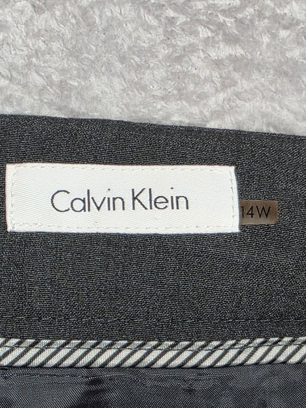 Calvin Klein Pencil Skirt Women's 14W Gray - Picture 8 of 11